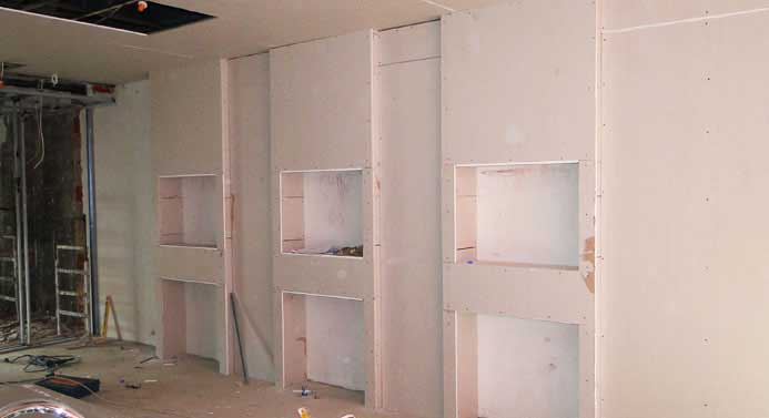 Alçıpan niş uygulaması örneği