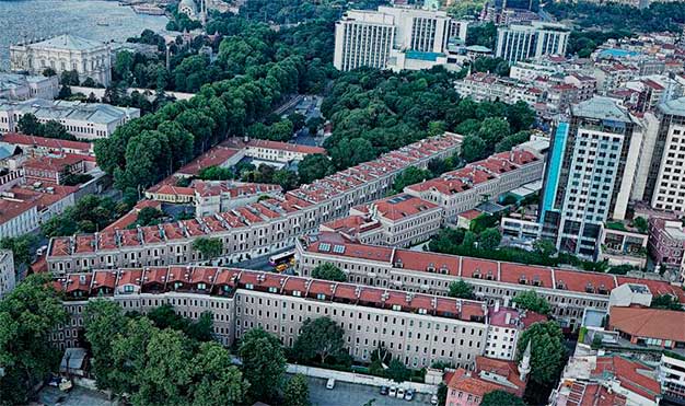Sıra evler ne demek, akaretler örneği.